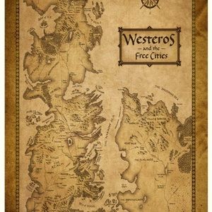 Game of Thrones Map Of Westeros